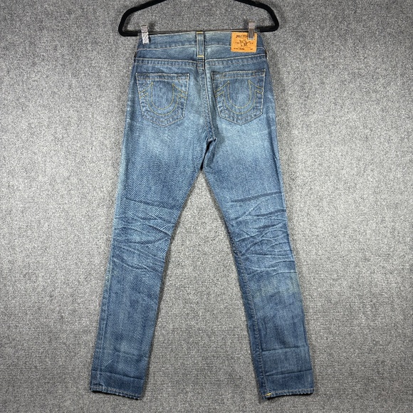 Vintage True Religion Brianna Jeans Straight Dark Wash USA Made Size 24 READ** - Picture 2 of 11